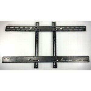 Universal Flat Panel Interface 55" TV 30" Wide x 18" Tall Bracket Black